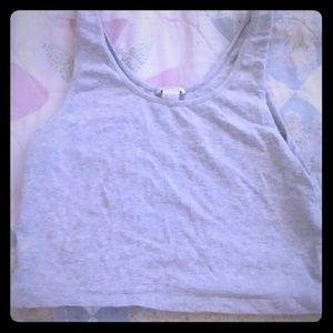 Grey tanktop croptop
